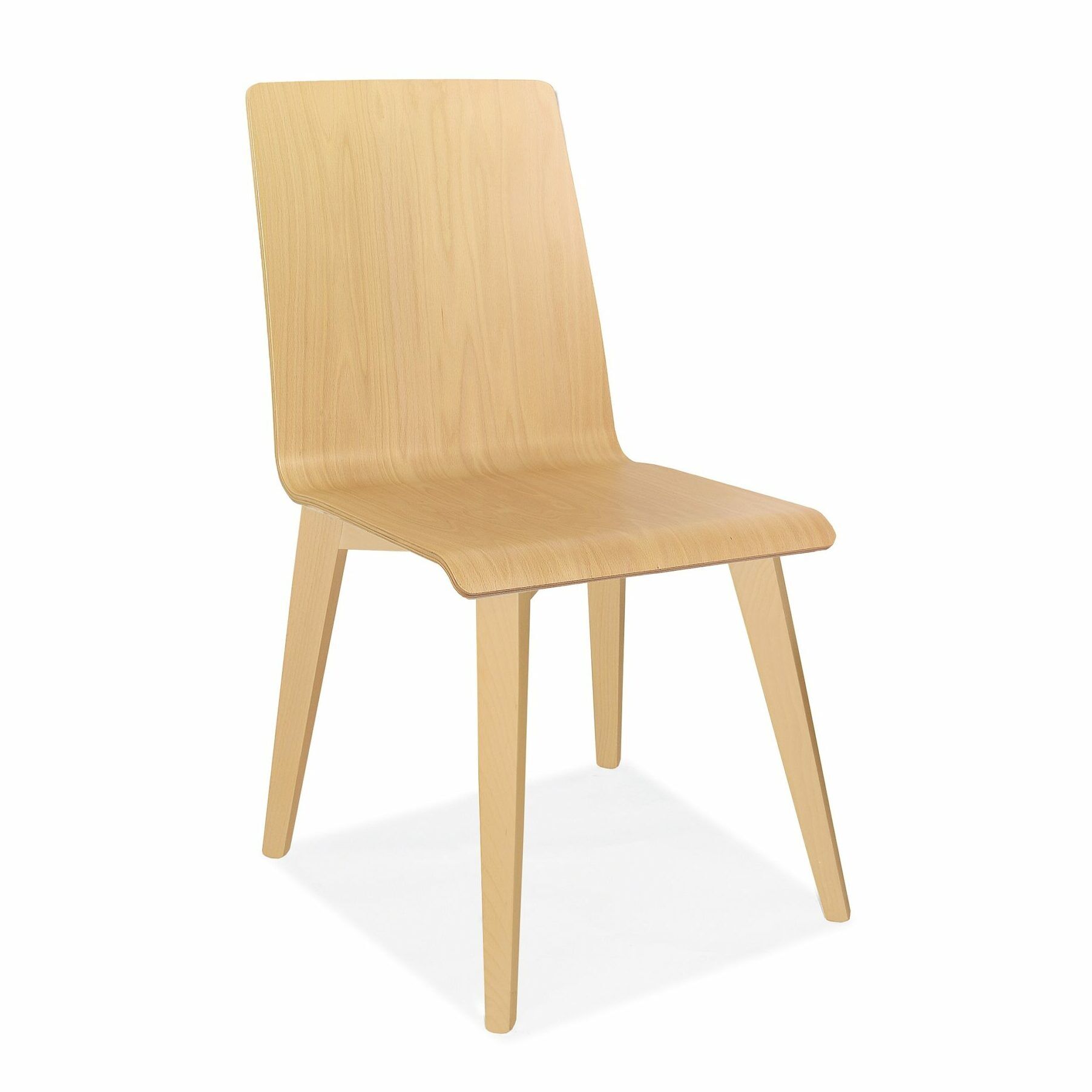 Bjorn 4-Leg Wood Frame Bistro Chair
